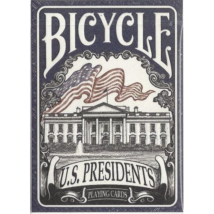 54 Cartes Bicycle : U.S. Presidents Bleu
