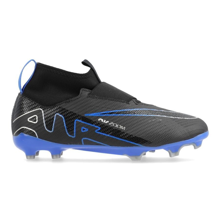 Nike Air Zoom Mercurial Superfly 9 Pro FG Shadow - Noir/Chrome/Bleu Enfant
