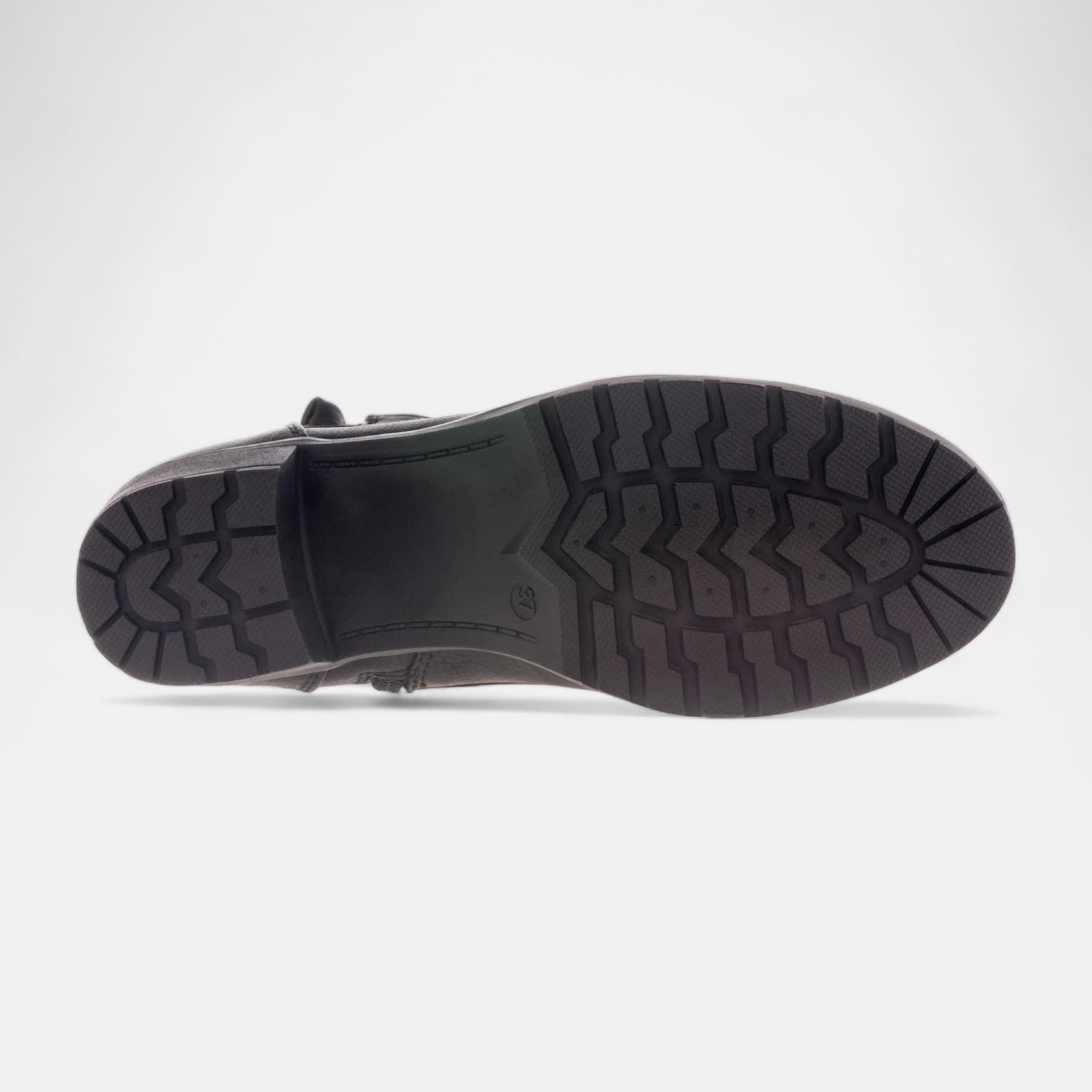 Bottines à lacets à talon Femme noir