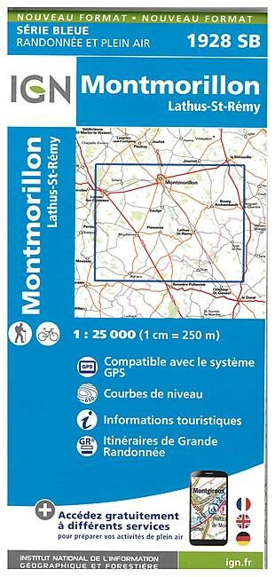 IGN - 1928 SB MONTMORILLON 1 25 000