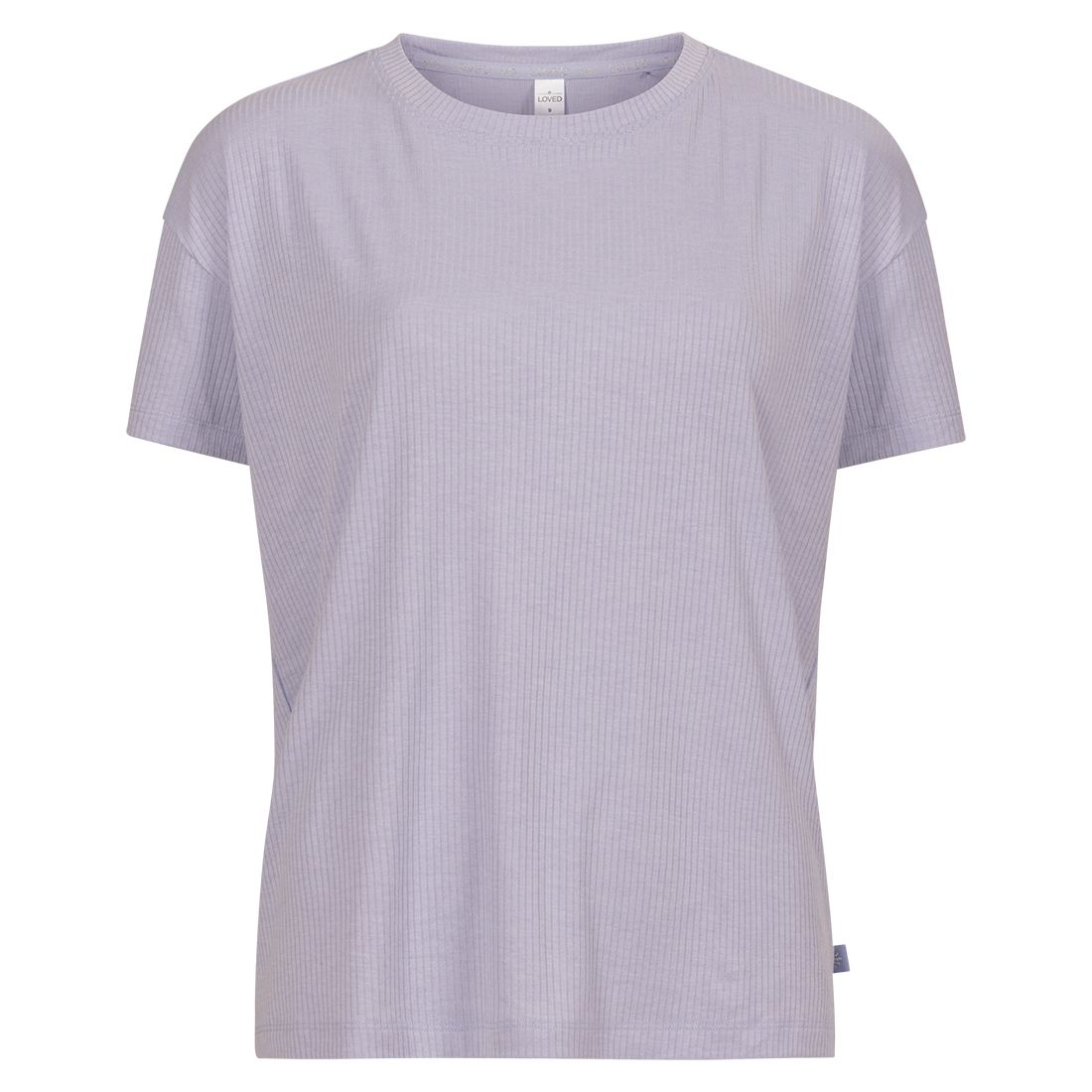 Ribbestrikket pyjamastopp Loved
