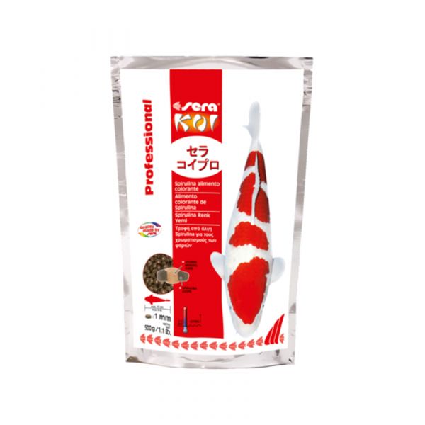 Sera Koi Profissional Spirulina Alimento Colorante 2200g