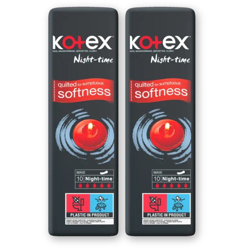 Kotex Maandverband maxi nacht 2-pack
