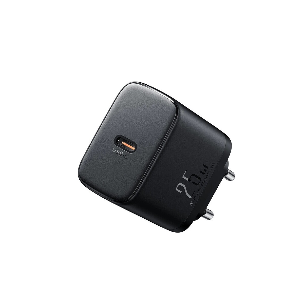 Schnellladegerät mit einer Leistung von bis zu 25 W + USB-C / USB-C