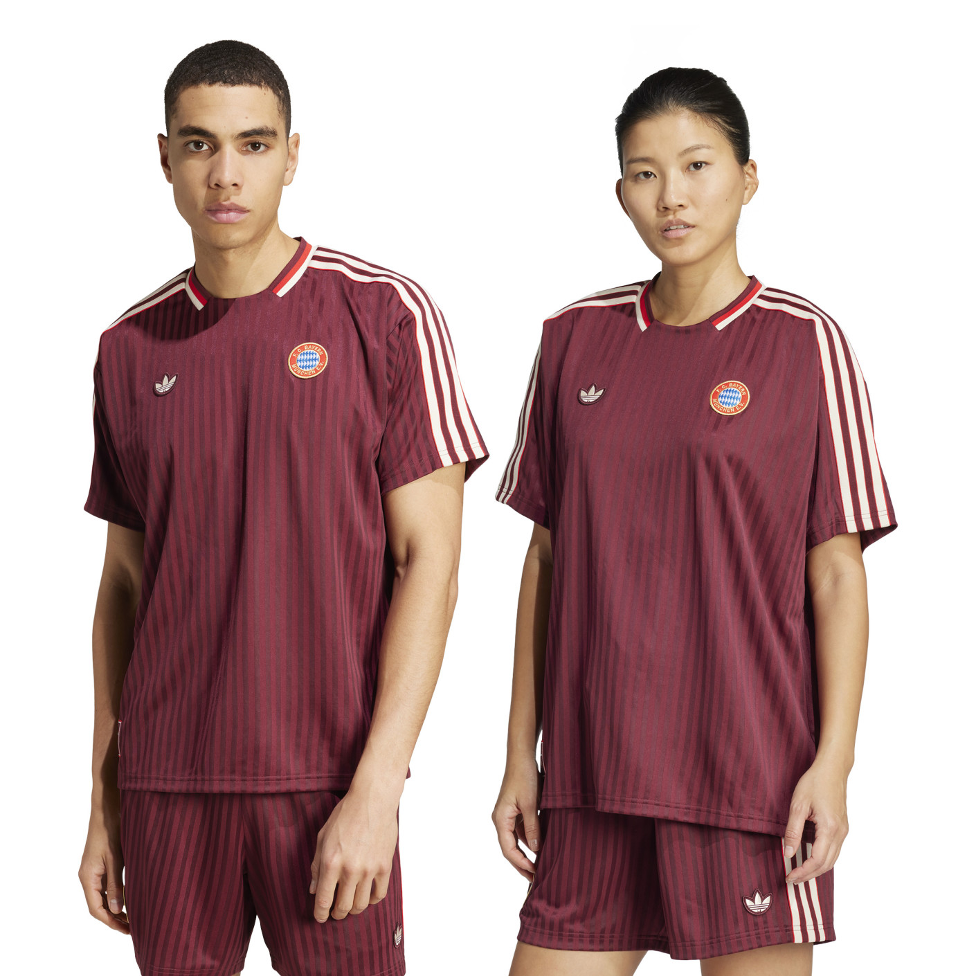 adidas Bayern München Icon Zomerset 2024-2025 Rood Wit