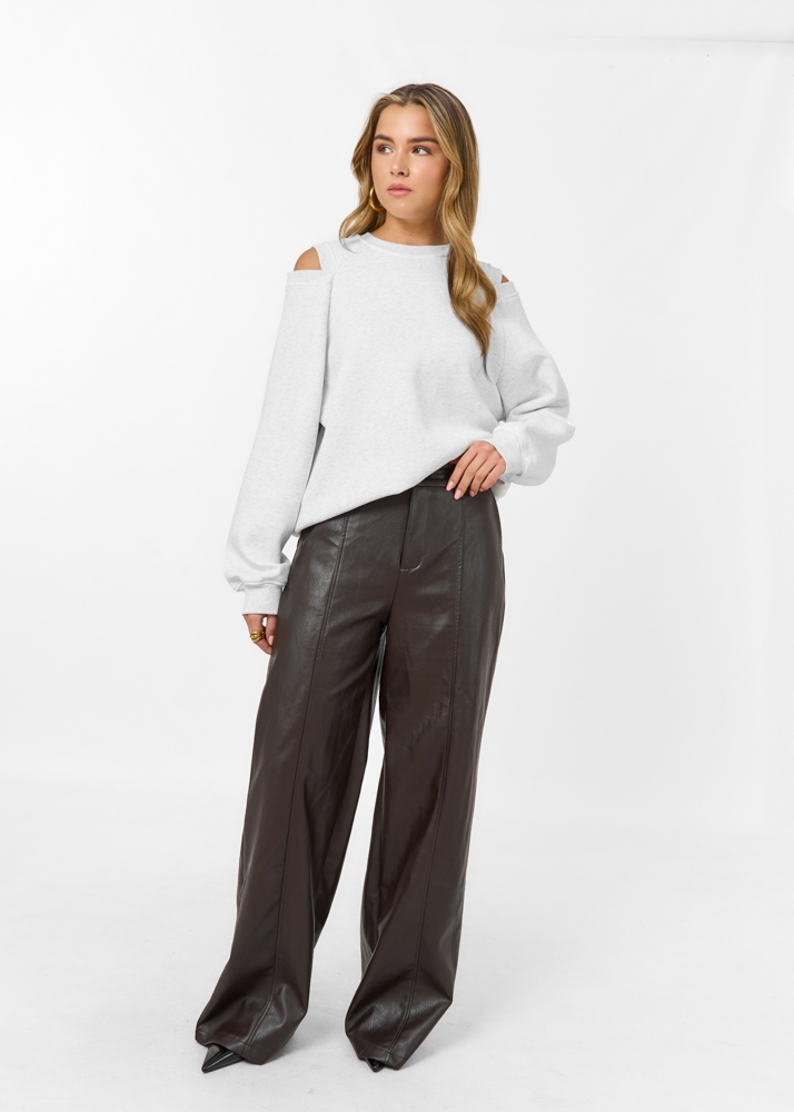 Floor sweater lichtgrijs