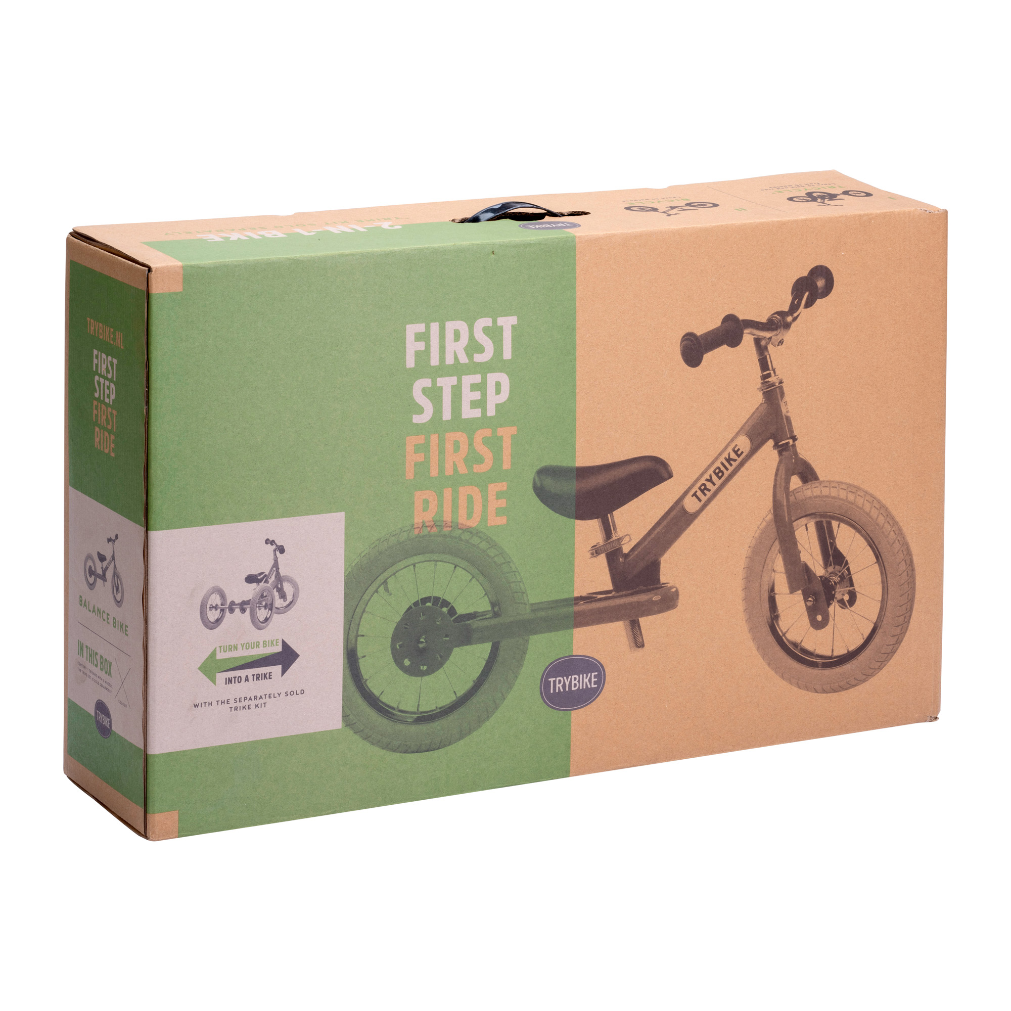 2-in-1-loopfiets Trybike set pink