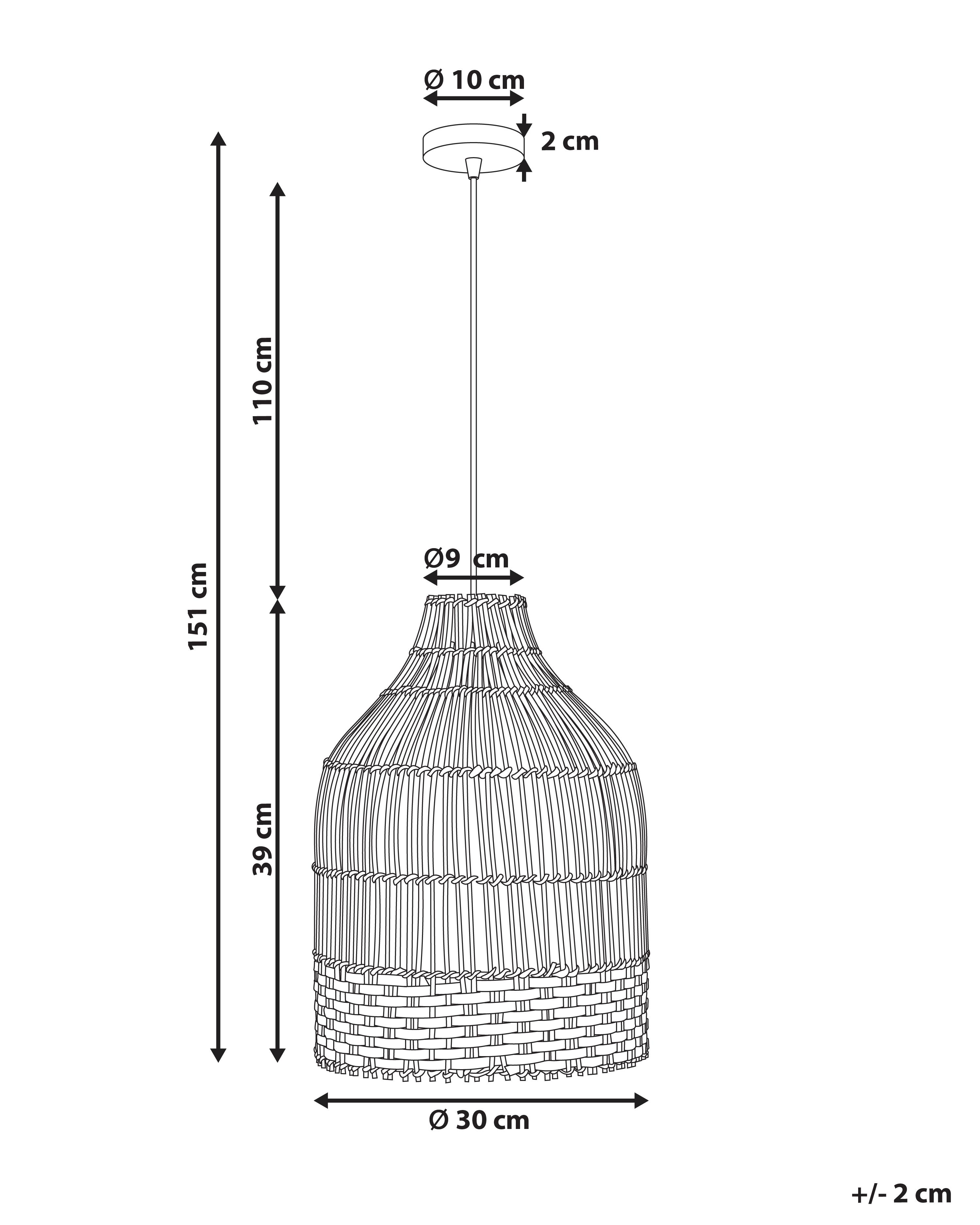 Hanglamp GILO Rotan Natuurlijk