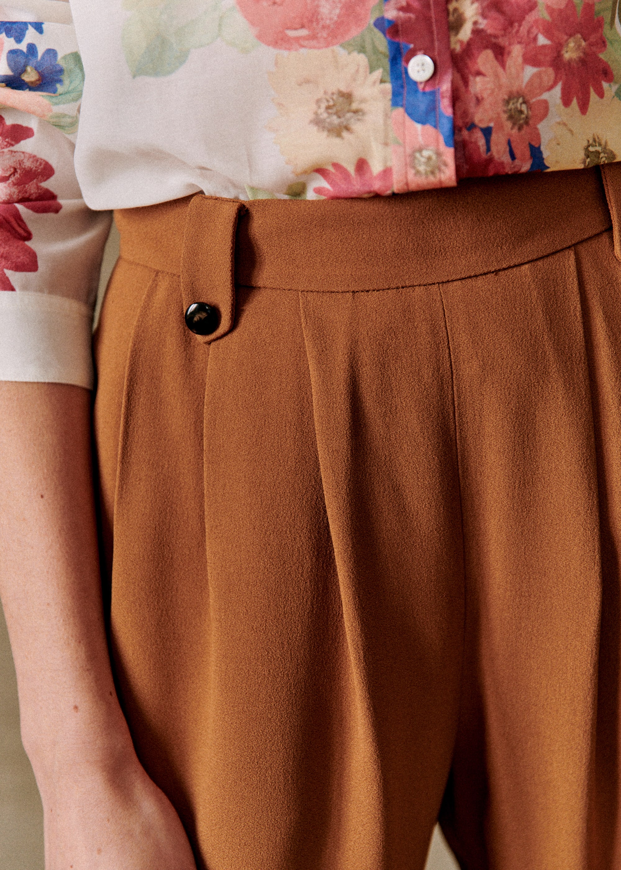 Pantalon Loulou - Café - E-SHOP/BAS Pantalons 5905590