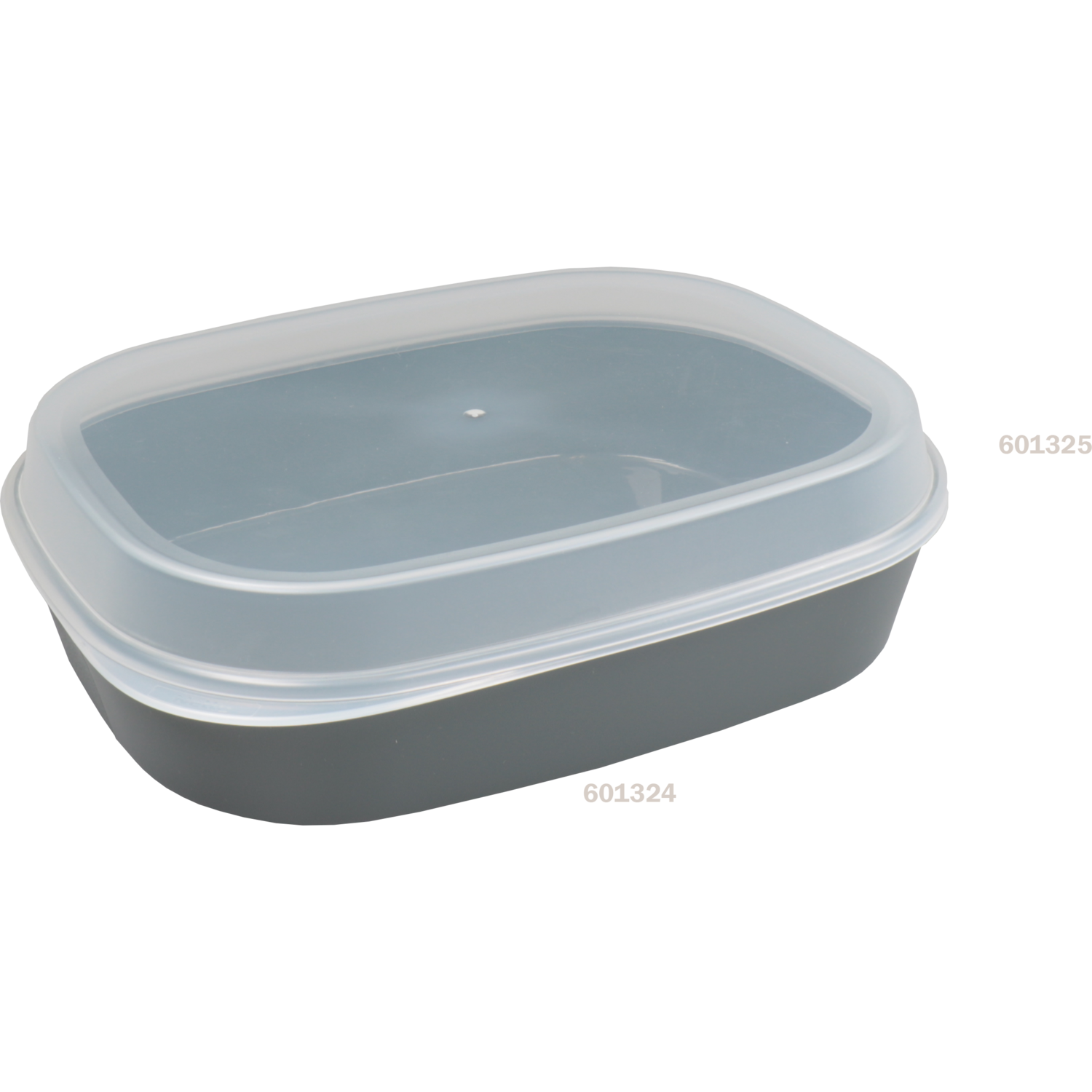 Circ Schaal, menuschaal, reusable, 1-vaks, pP, rechthoekig, 239.5x184.5x26.3mm, transparant