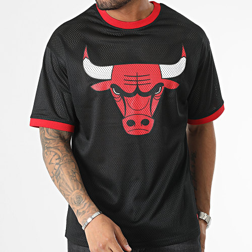 Tee Shirt NBA Team Logo Mesh Chicago Bulls 60357112 Noir