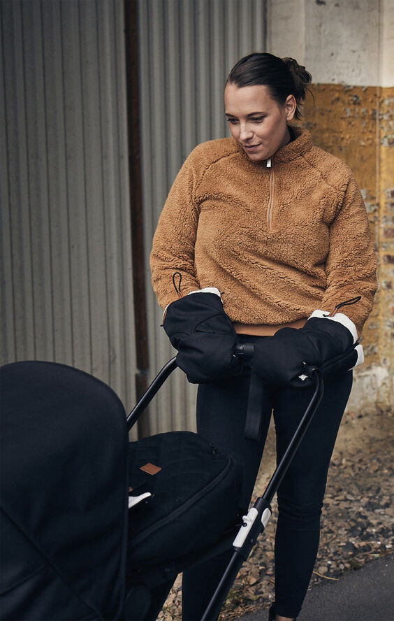 Najell Stroller Gloves - Matte Black Sort