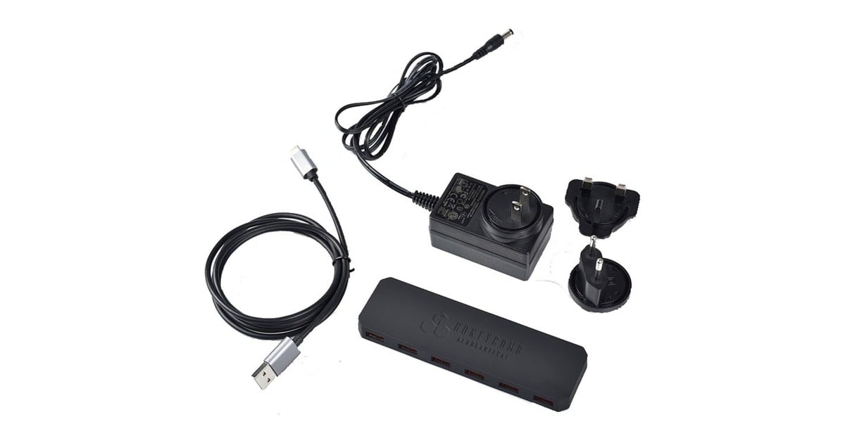 Honeycomb AeronauticalFlight Sim USB HUB (Global) usb-hub  (Zwart)
