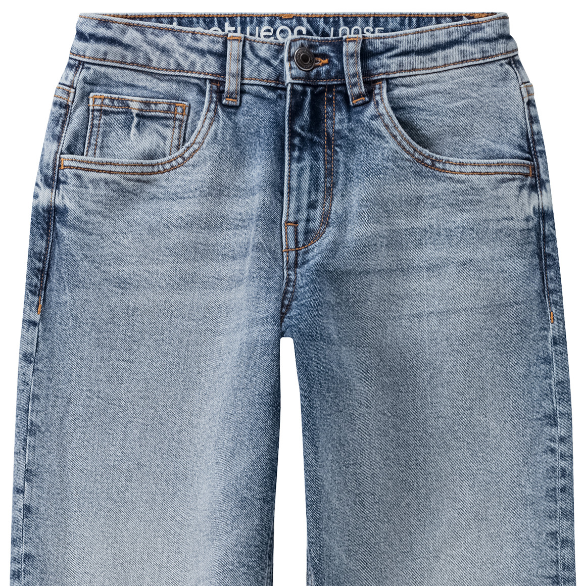 Beatwear Jungen Jeans mit Destroyed-Details hellblau