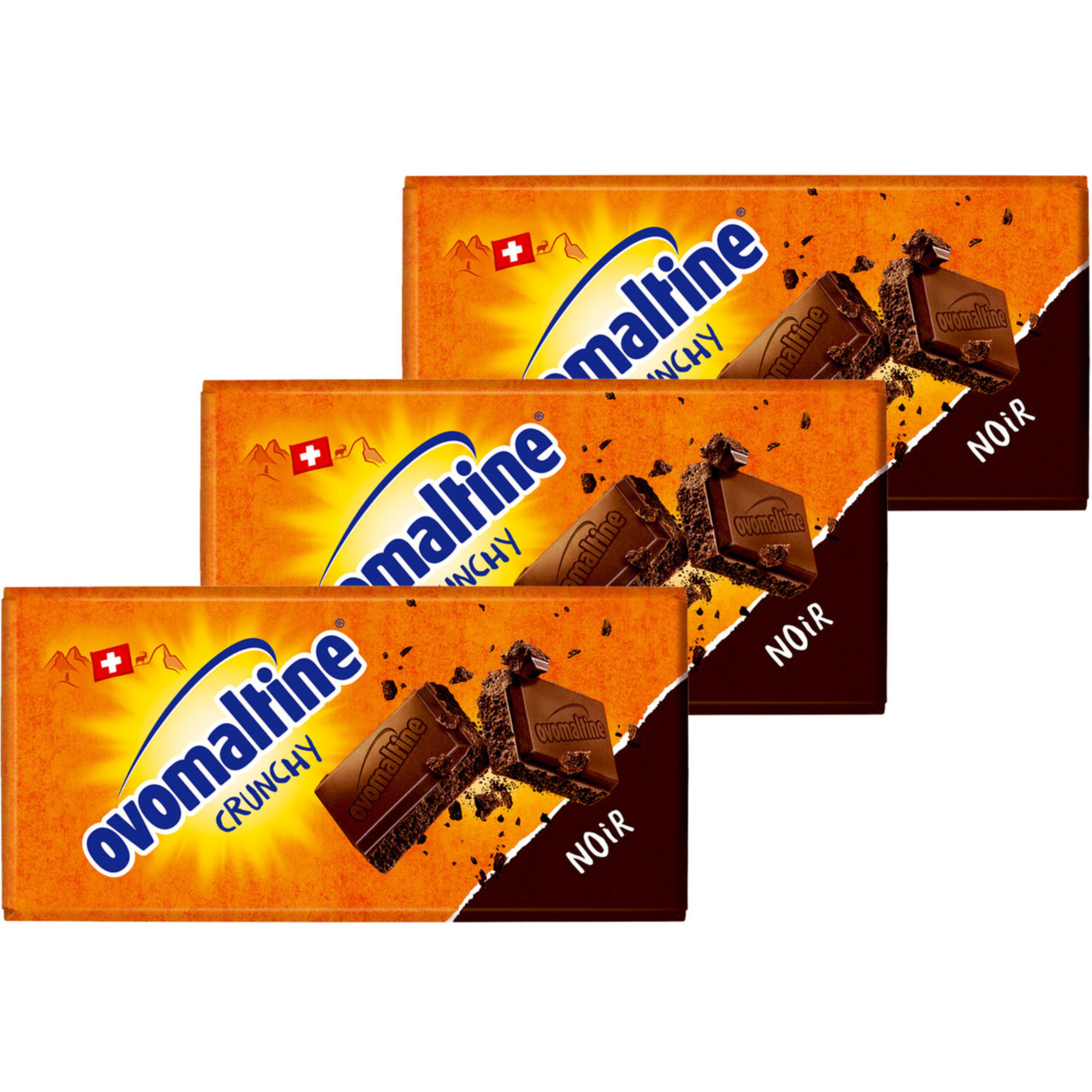 Ovo Schokolade noir 3x100g