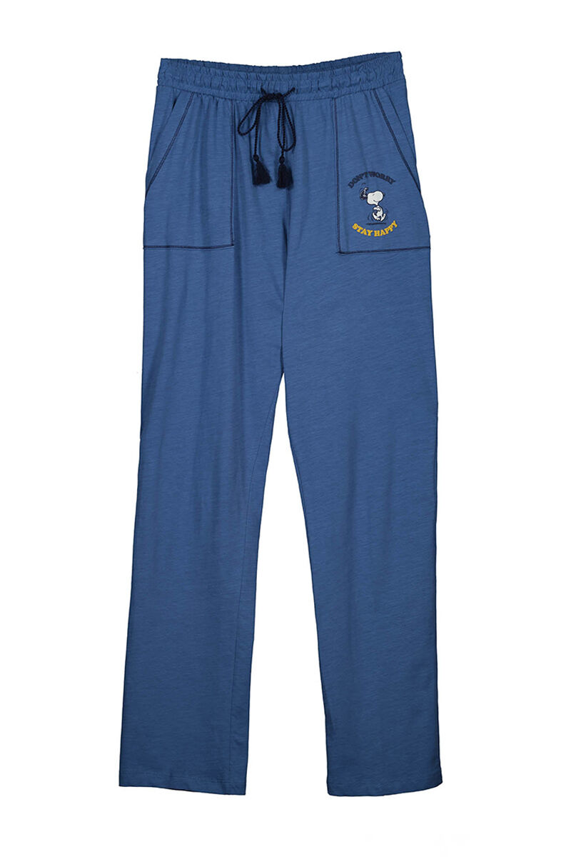 Calças compridas, 100% algodão, jeans azul - azul