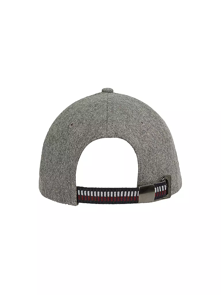 TOMMY HILFIGER Kappe TH CORP LOVE MELTON  grau