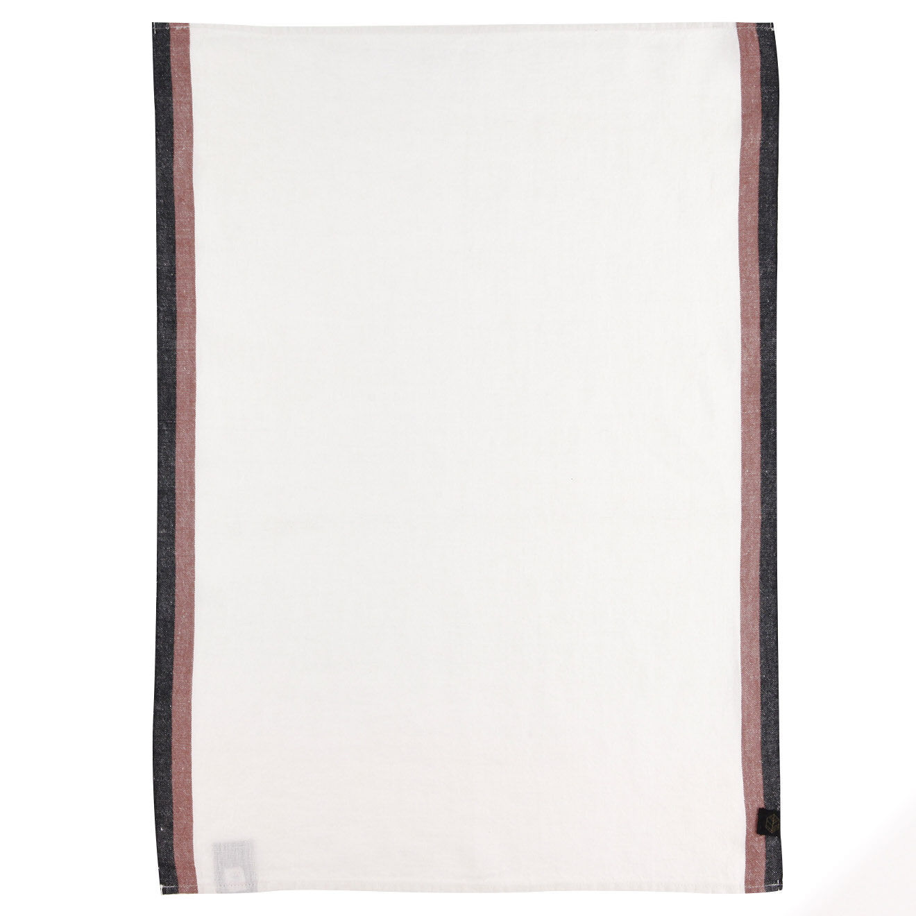 Haomy 2 Torchons 100% Lin Sisco brique - 48x70 cm