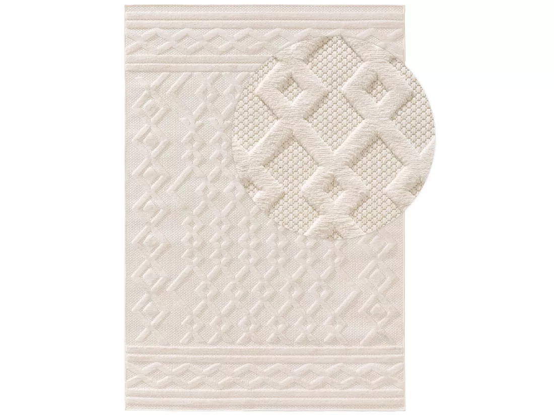 Tapis d'extérieur & intérieur Bonte Crème 80x150 cm