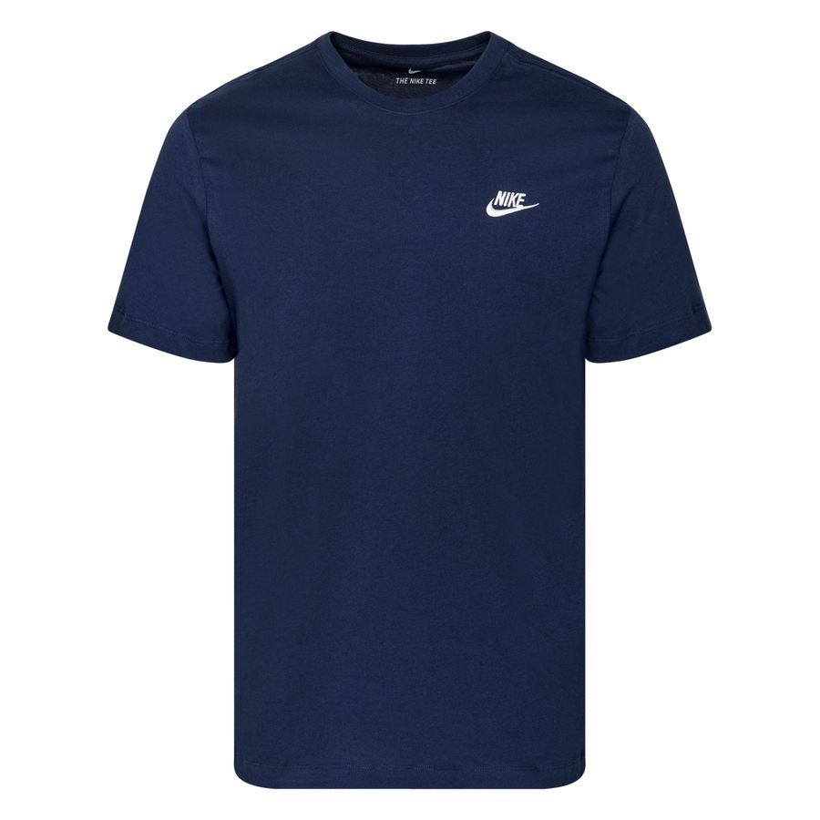 Nike T-Shirt NSW Club - Bleu Marine/Blanc
