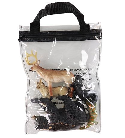 Wild Republic Beutel m. Tier - 5 st. - Wilde Tier