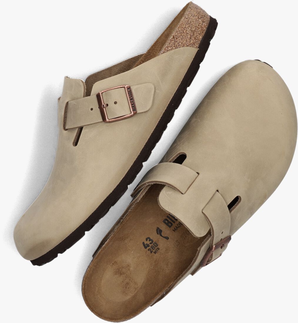 BIRKENSTOCK bruine birkenstock pantoffels boston heren