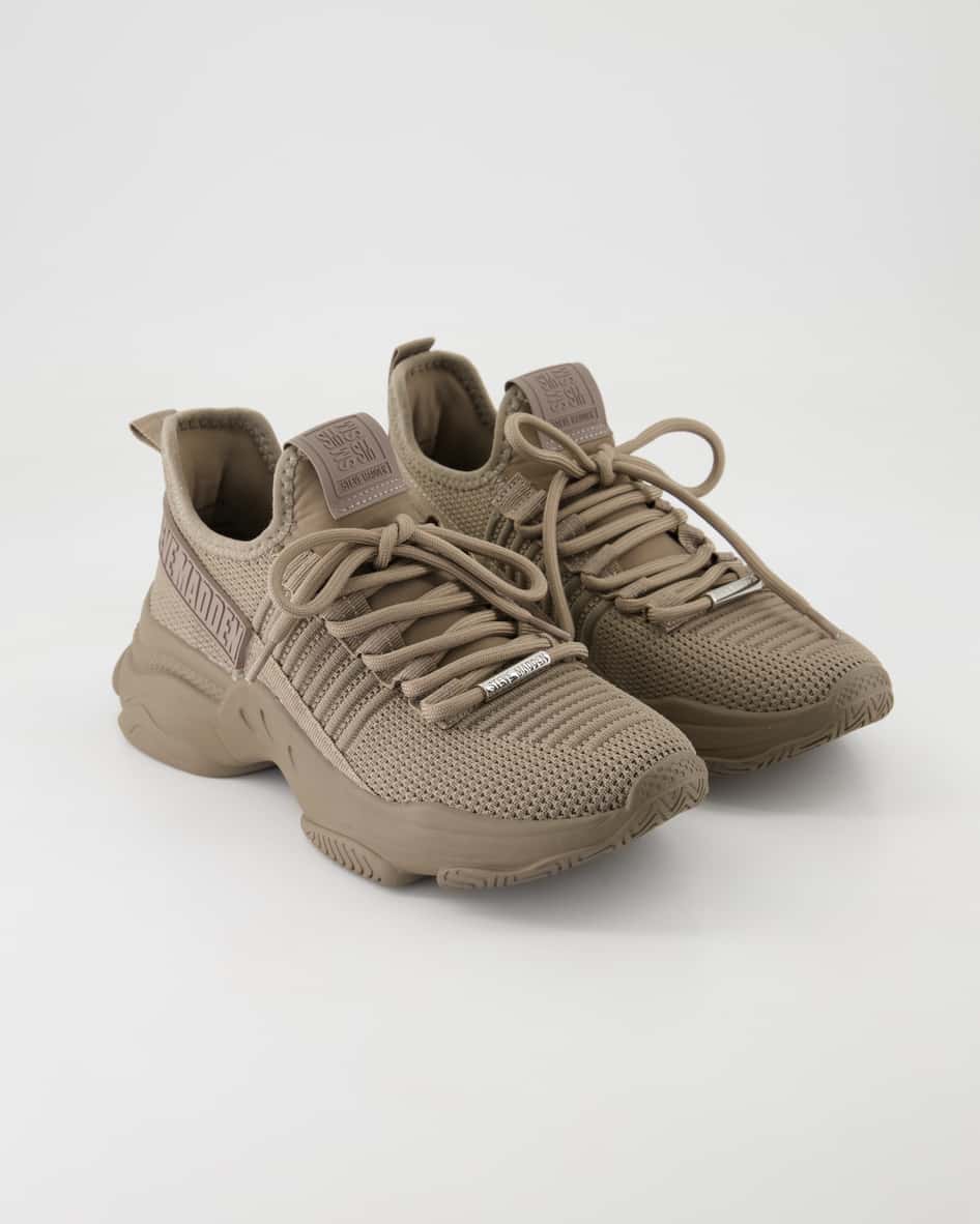 Steve Madden Mac-E Sneaker in Beige