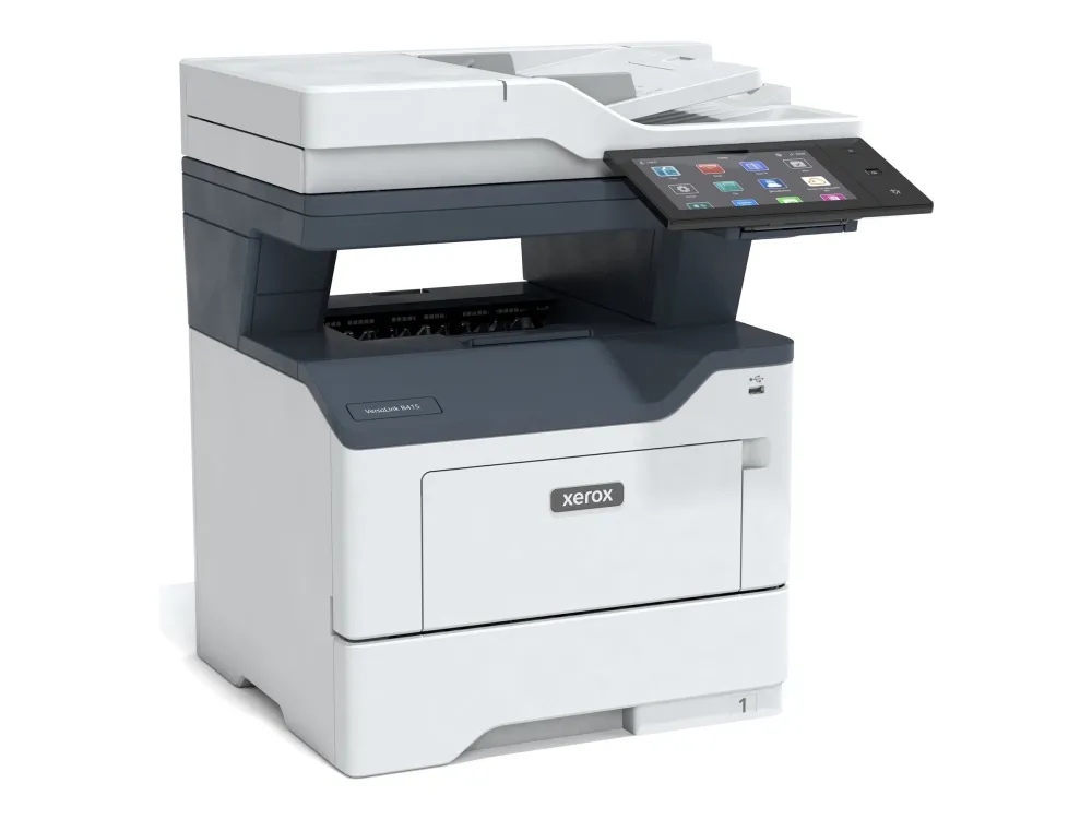 Xerox VersaLink B415V_DN - Multifunktionsprinter - S/H - laser - Legal (216 x 356 mm) (original) - Legal (medie) - op til 50 spm (kopiering) - op til 50 spm (udskriver) - 650 ark - 33.6 Kbps - Gigabit LAN, USB 2.0, USB vært, NFC - Green World Allianc