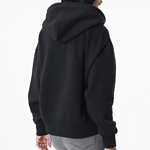 Sweat Capuche Femme Shrunken Institution 9910 Noir