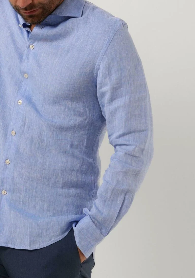 PROFUOMO lichtblauwe profuomo casual overhemd ppuh10026