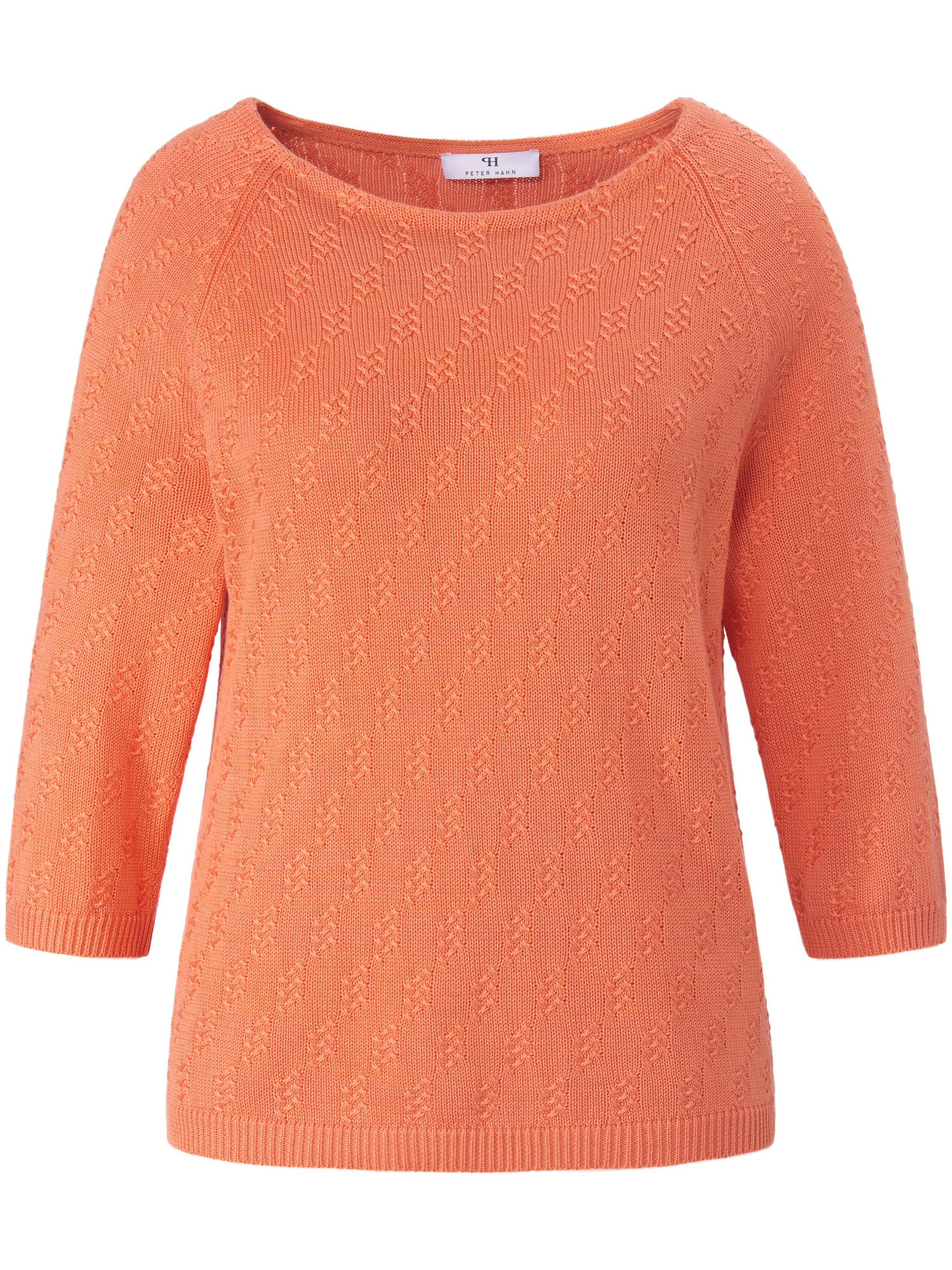 Rundhals-Pullover aus 100% SUPIMA®-Baumwolle