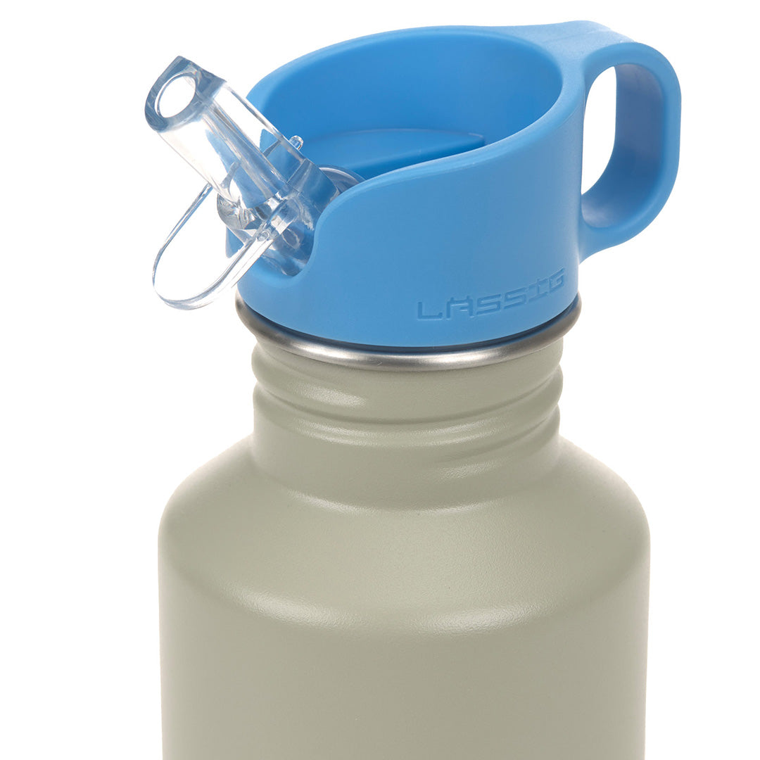 lässig rvs drinkfles sunny explorer - green-blue - 500 ml