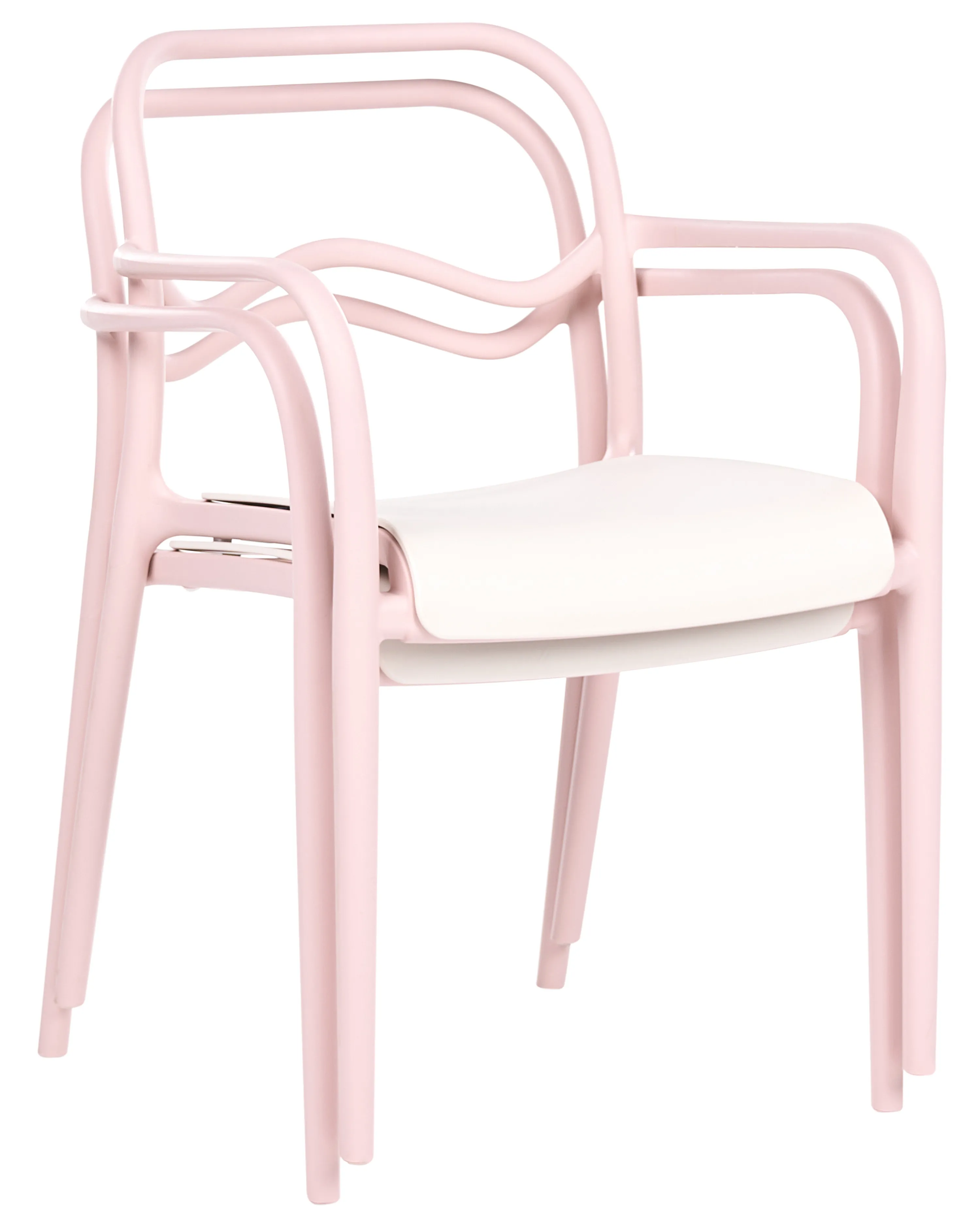 Set van 2 tuinstoelen THASOS Synthetisch materiaal Pastelroze