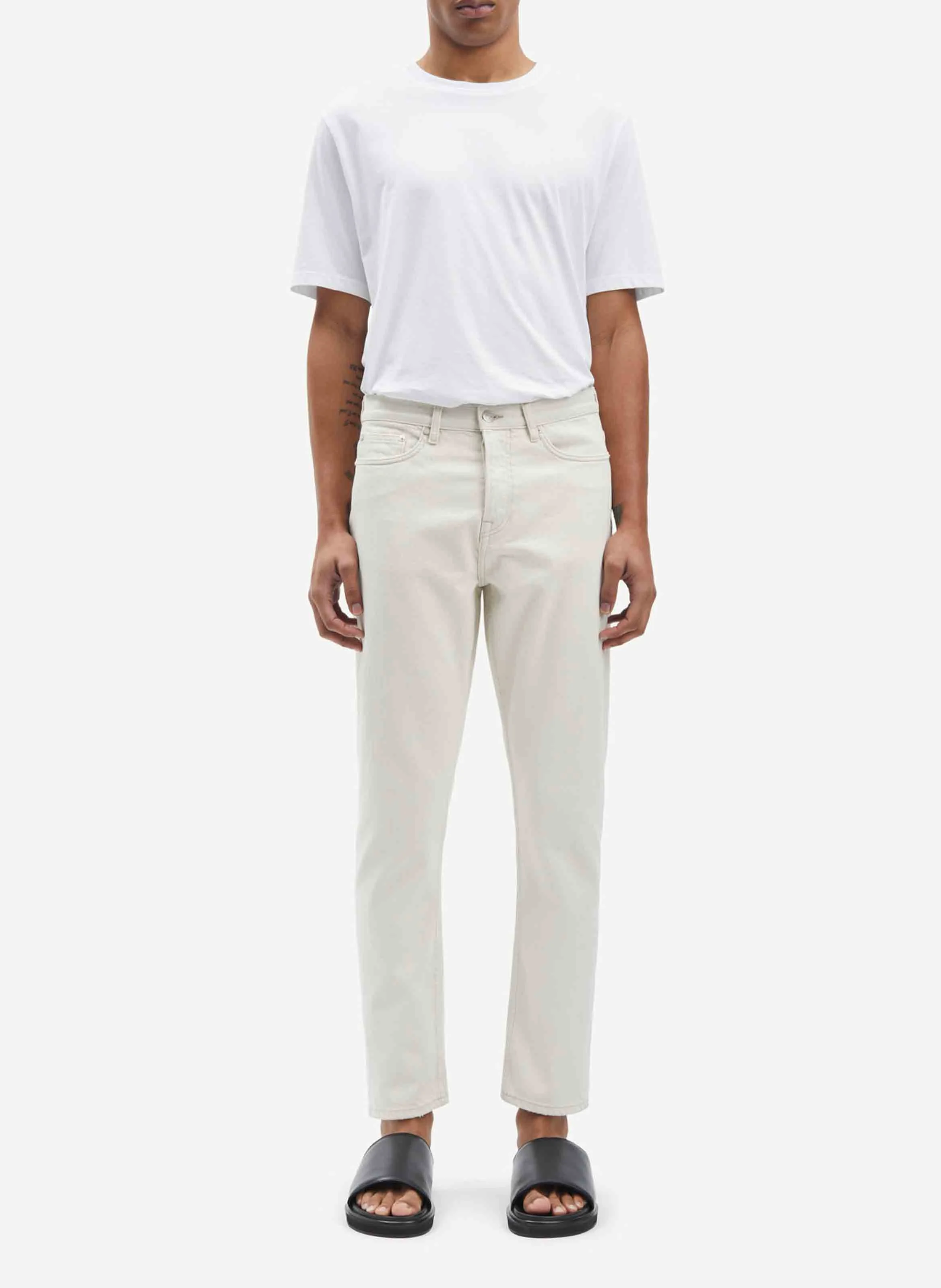 SACOSMO - Jean droit| Blanc