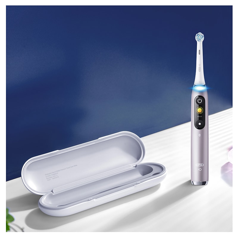 Brosse à dents électrique - iO9n - Rose quartz