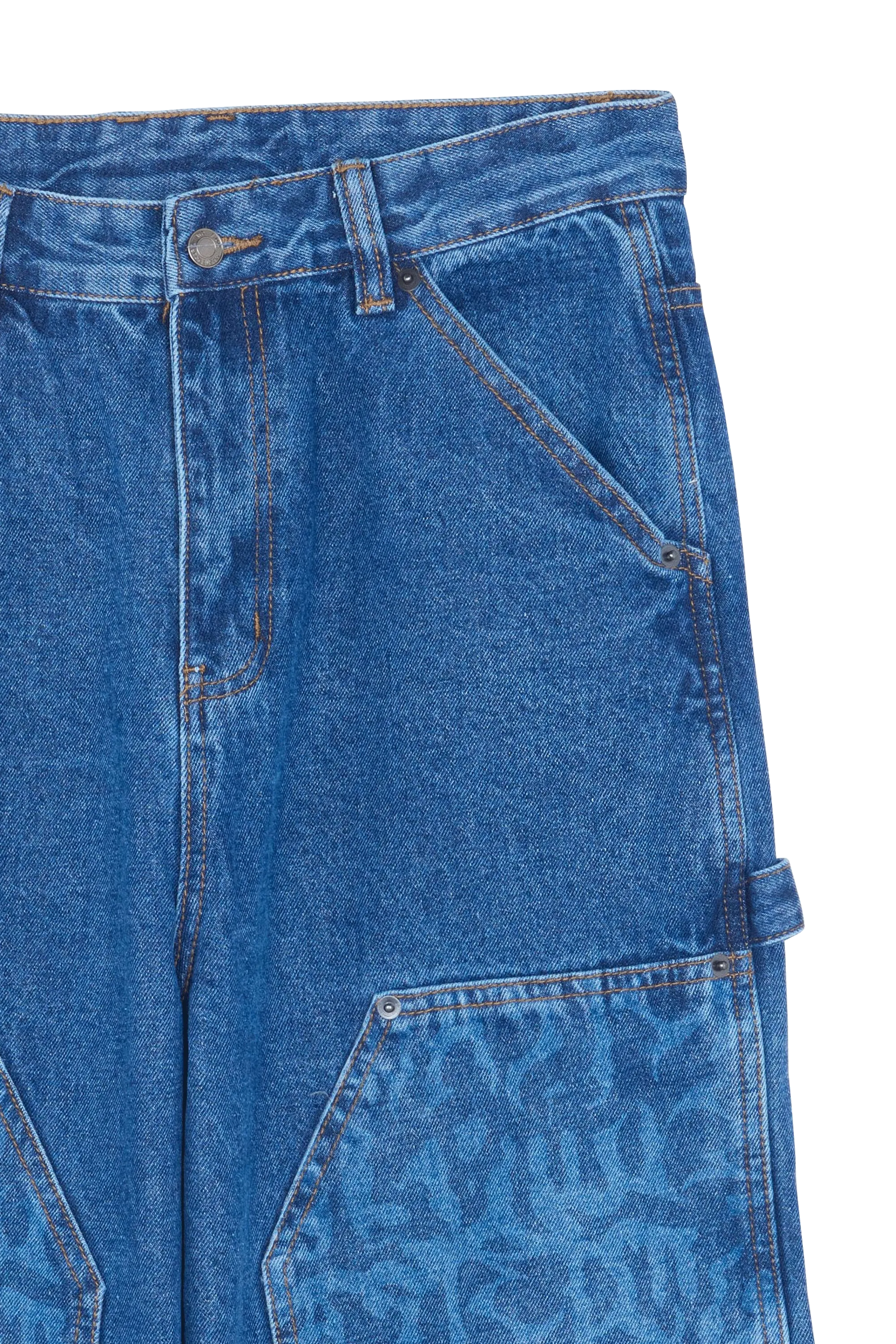 WASTED Jean DOUBLE KNEE FEELER Bleu