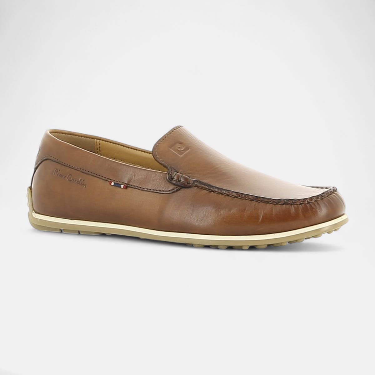 Mocassins Homme en cuir marron