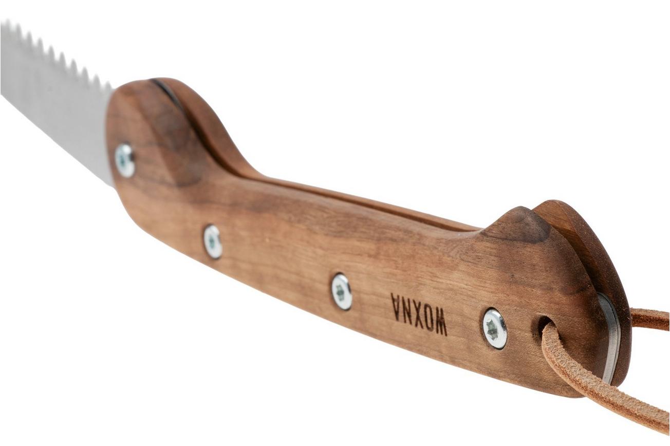 Woxna Ljusnan 113018 Foldable Saw, walnoothout, roestvast staal, vouwzaag, 18 cm