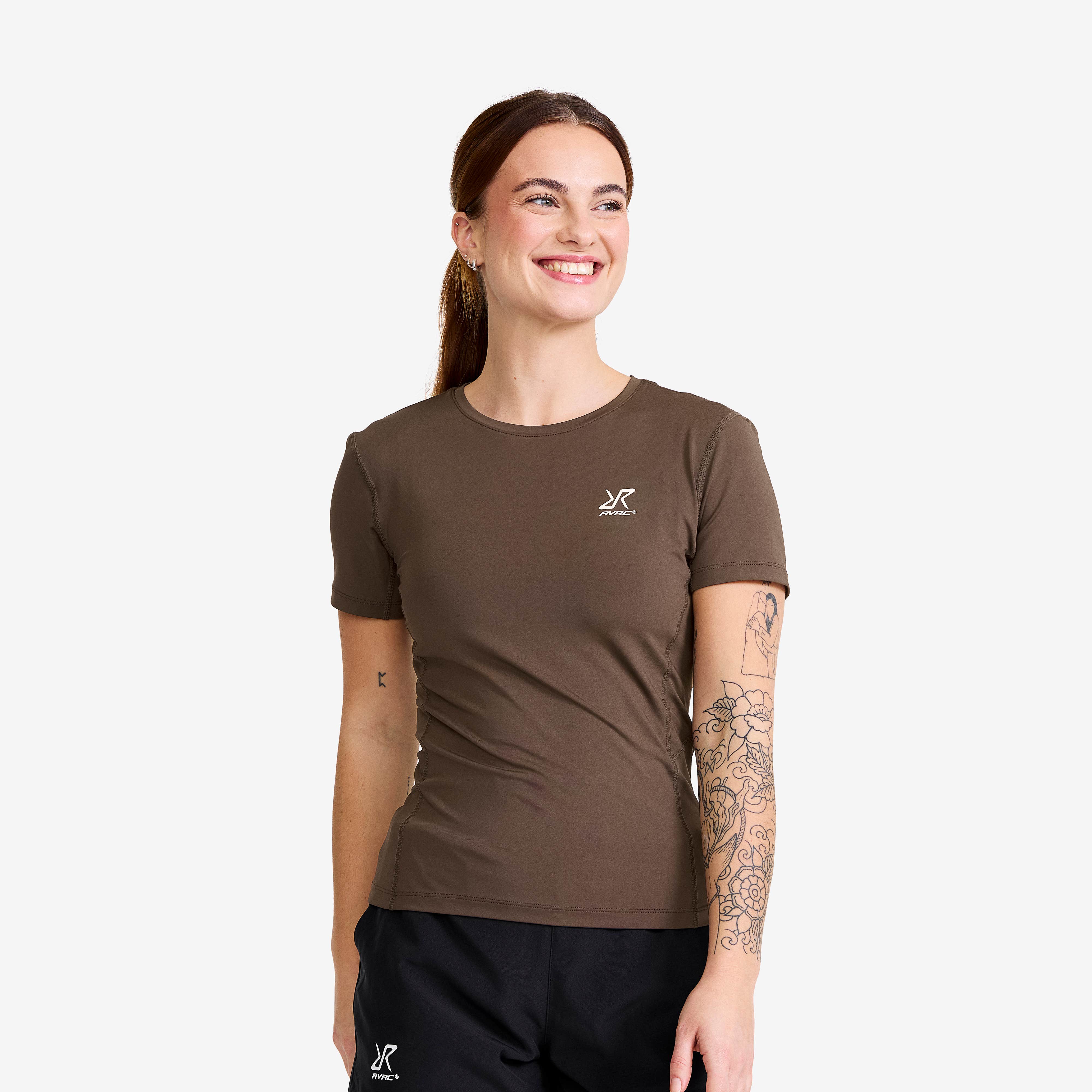 Stride Active T-shirt  Dame Hot Fudge