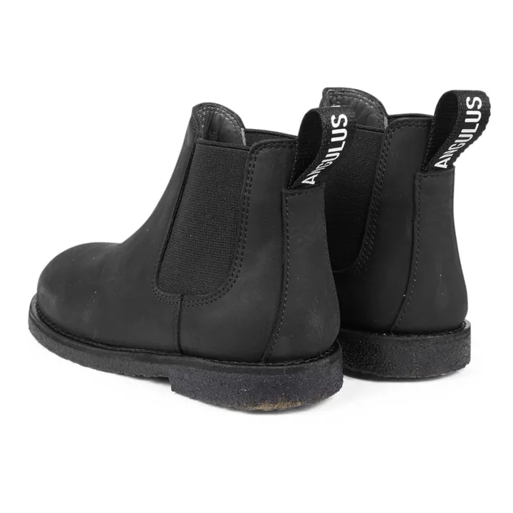 Angulus Chelsea Boots Straps | Noir