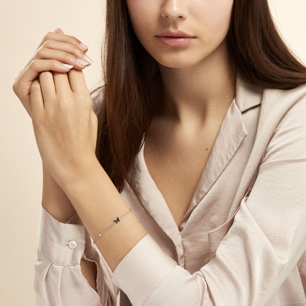 Bracelet Rana Argent Blanc Oxyde De Zirconium