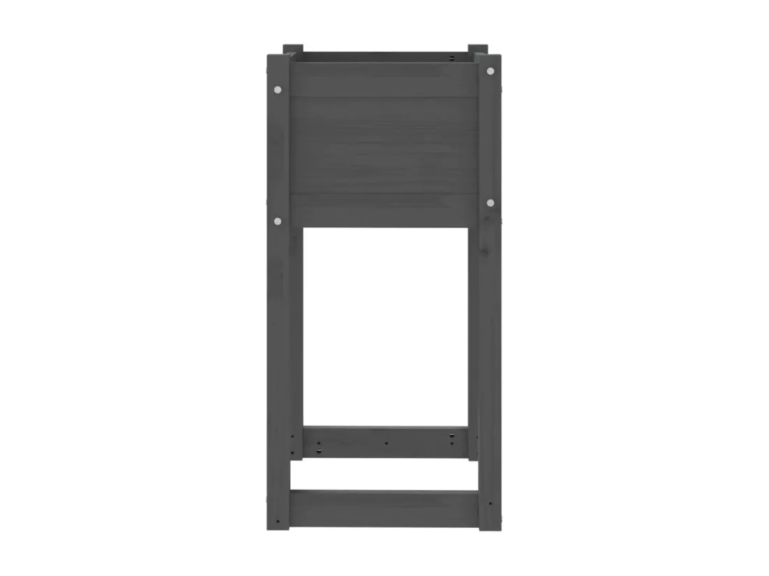 Jardinière bac lit surélevé bois marron 40 x 40 x 81 cm 02_0037591