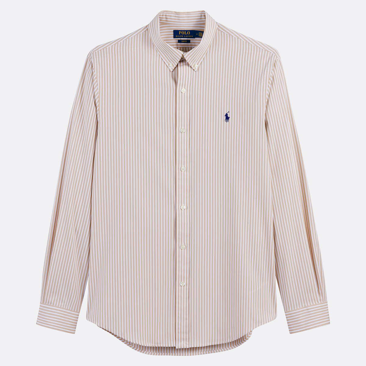Camisa chino ajustada POLO RALPH LAUREN com logotipo bordado