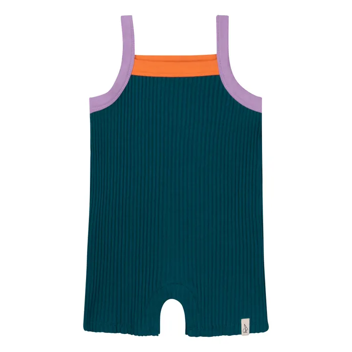 Bonnie & The Gang Combishort Kit Coton Bio | Bleu Vert