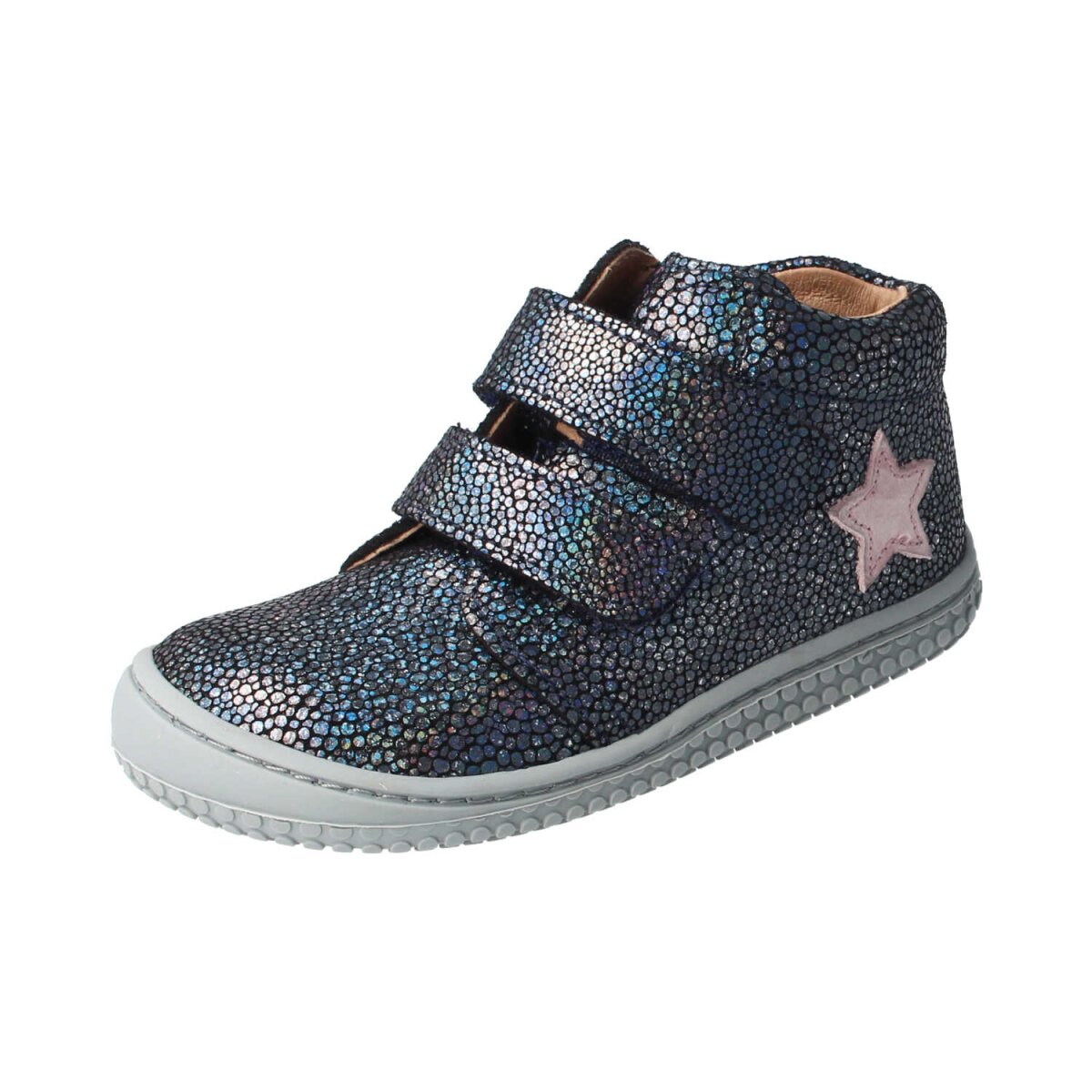 202113-226 CHAMELIION velours leather glitter ocean velcro Weite/M