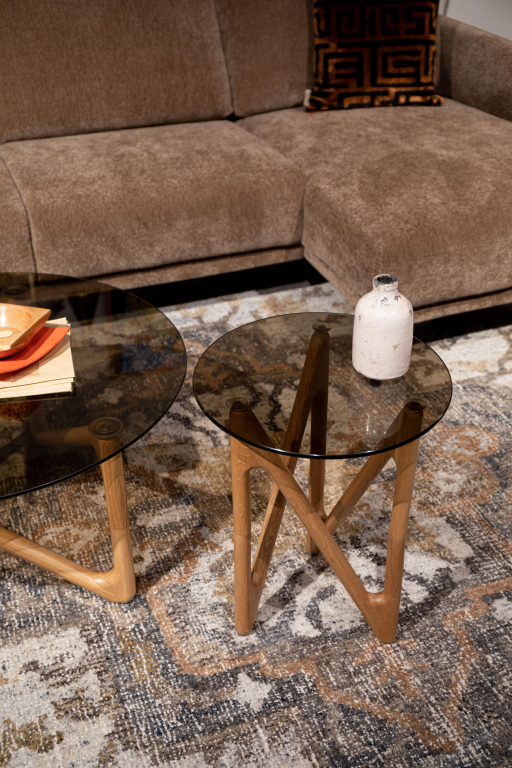 Dutchbone Naia bijzettafel walnoot