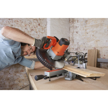 BLACK DECKER 1600W 216mm afkort- en verstekzaag BES700-QS