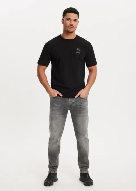 T-shirt met print Ribeira zwart (ZWART)