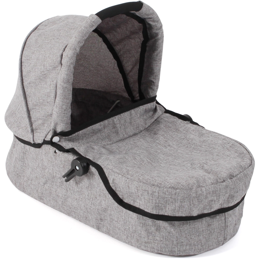BAYER CHIC 2000 Kombipuppenwagen Fides 3 in 1 grau