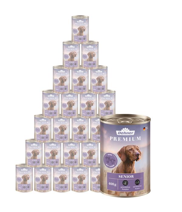 Dehner Premium Nassfutter für Hunde Senior,